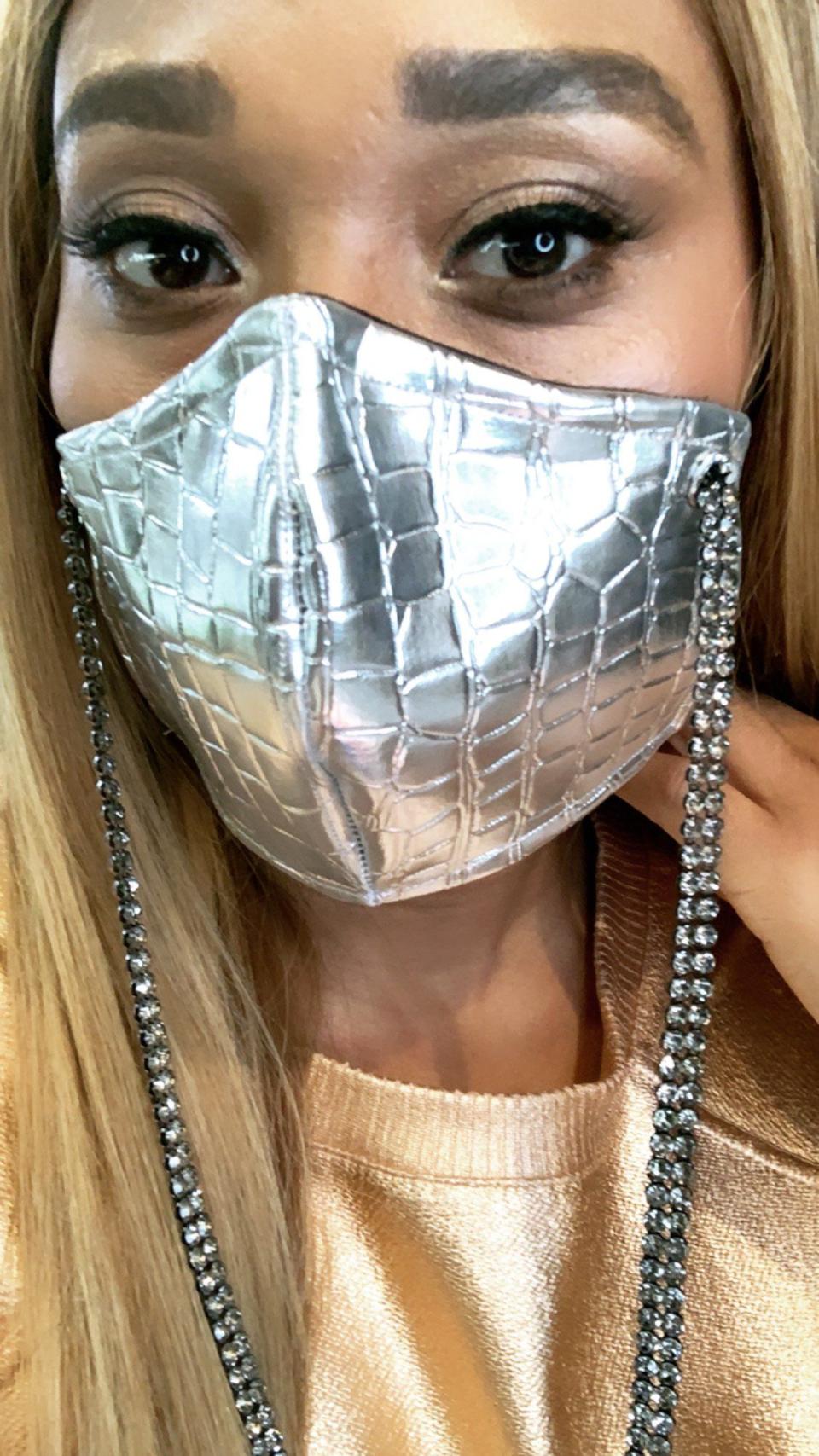 Silver Gaga Mask