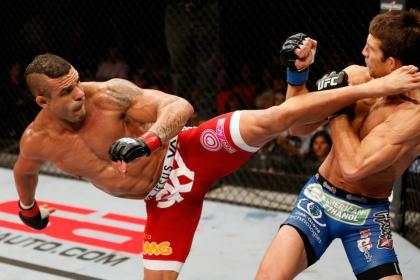 Vitor Belfort is set to fight Chris Weidman on Dec. 6 in Las Vegas. (Getty)