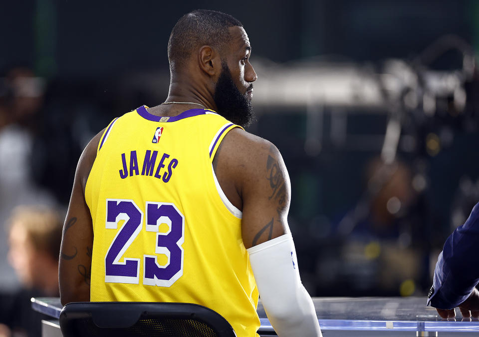 LeBron James NBA生涯的第21個賽季，將再挑戰一些紀錄。（Photo by Ronald Martinez/Getty Images）