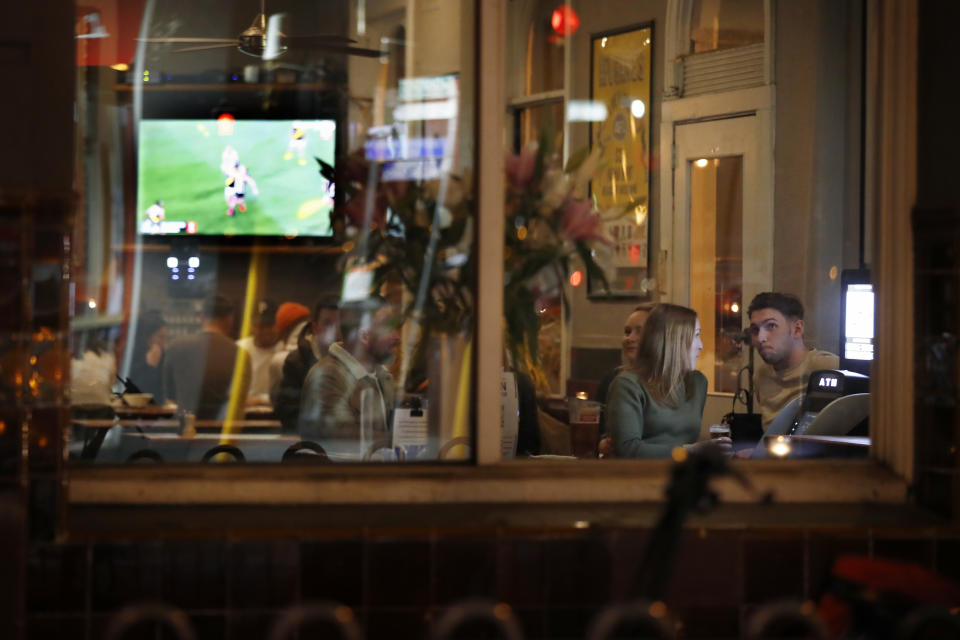 The easing of restrictions will allow for 50 patrons in restaurants, pubs and cafes, providing people maintain social distancing. Source:  Getty Images