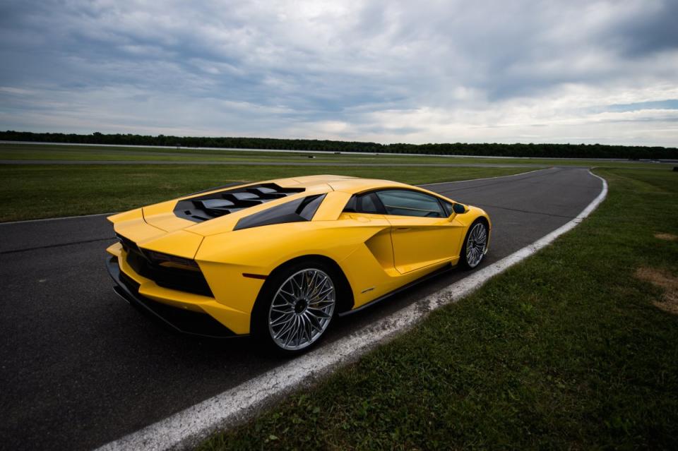 The 2018 Lamborghini Aventador S. Courtesy Lamborghini