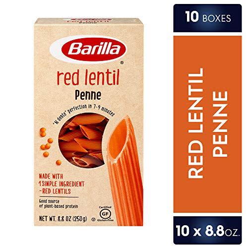 7) Red Lentil Penne Pasta