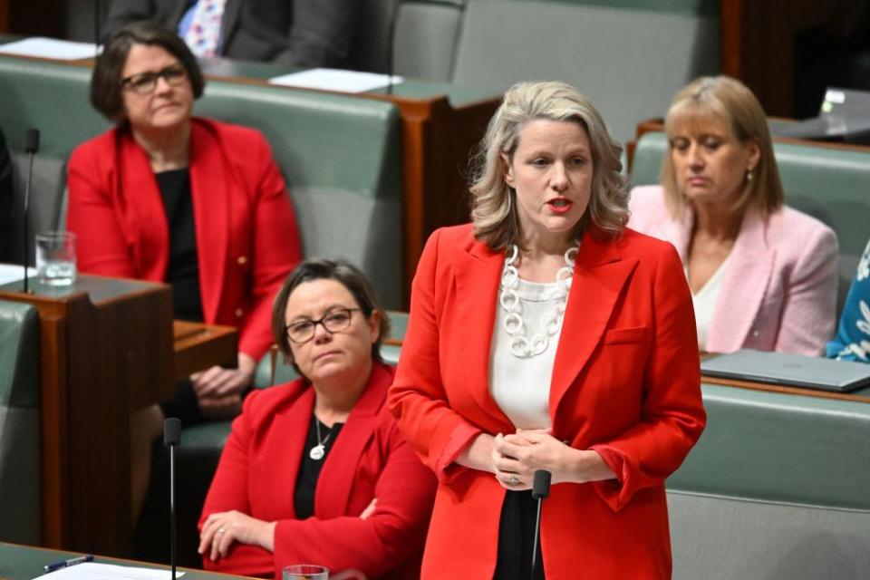 Minister for home affairs Clare O’Neil during question time in the House of Representatives this week.