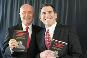 John Gumas (l) CEO and Craig Alexander (r) President of Gumas Advertising, authors of Challenger Brand Marketing