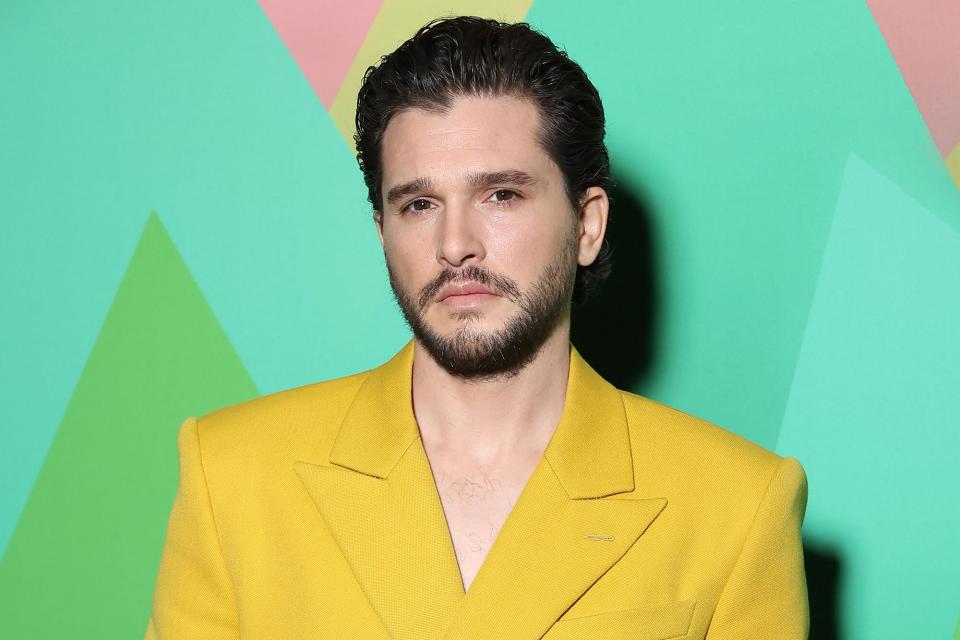 Kit Harington attends the Louis Vuitton Menswear Fall-Winter 2023-2024 show as part of Paris Fashion Week on January 19, 2023 in Paris, France. (