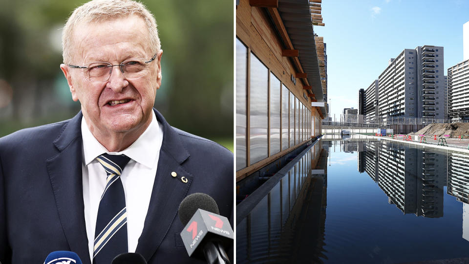 John Coates, pictured here addressing the media in Melbourne.