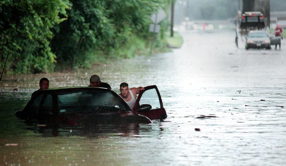 Tropical Storm Allison killed 41 in 2001.