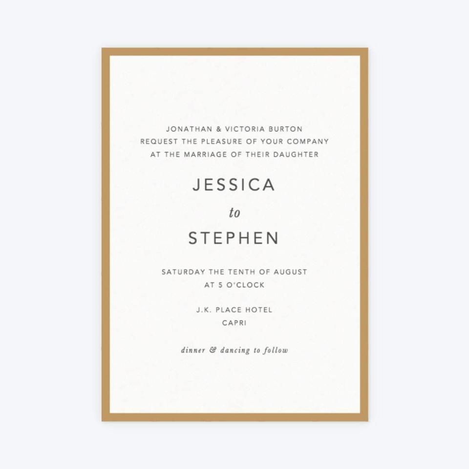 Papier wedding stationery