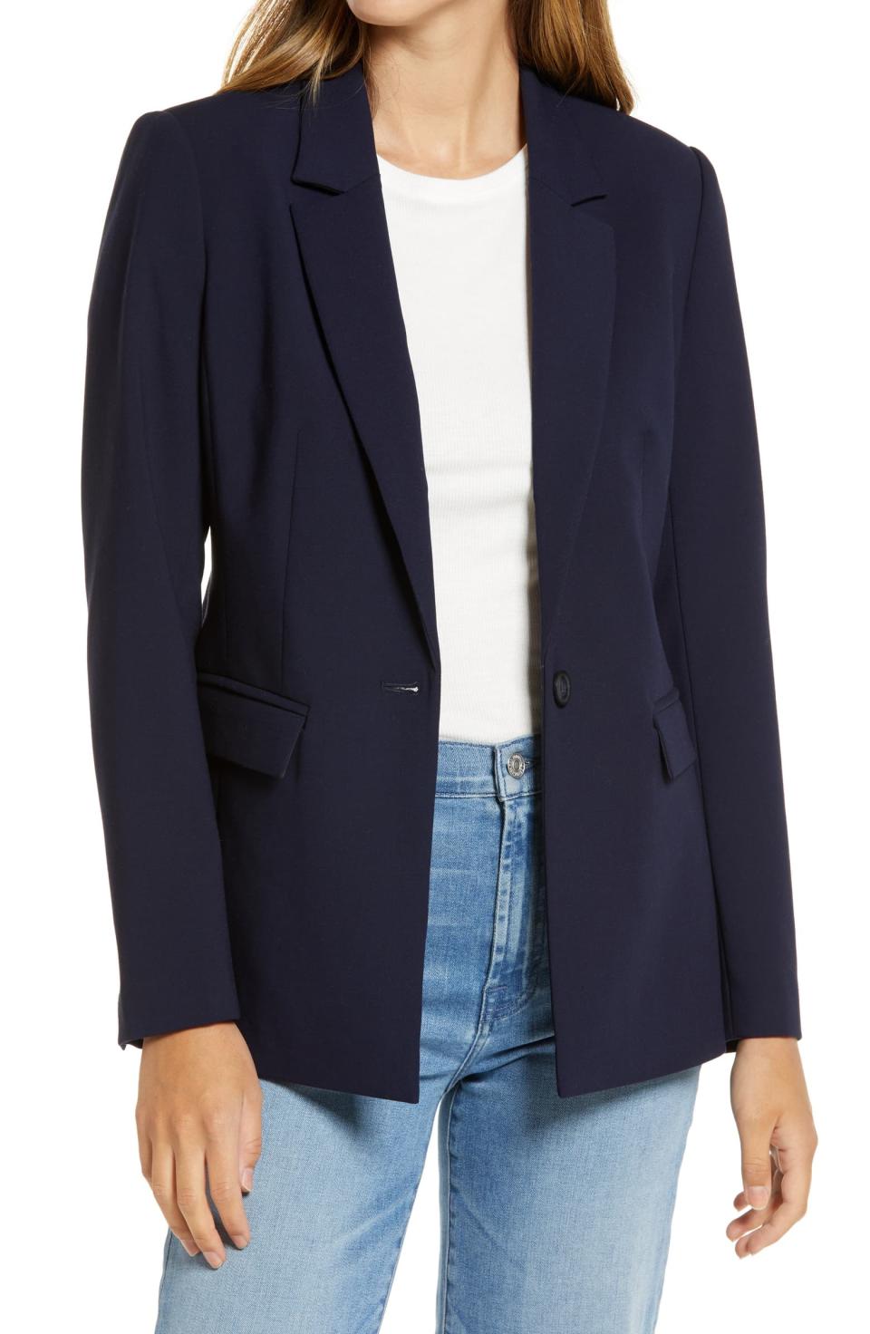 Halogen Pocket Blazer. Image via Nordstrom.