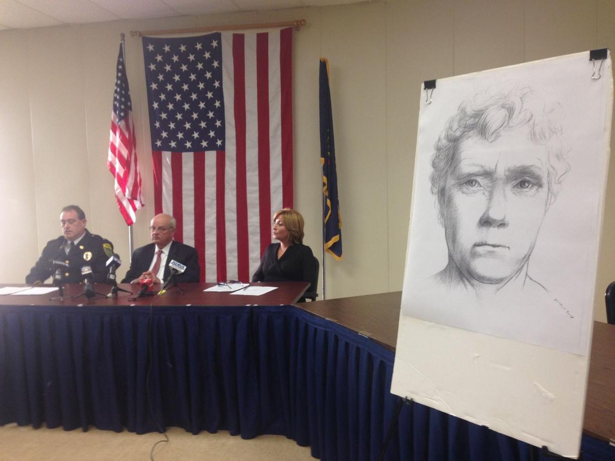 Economy police held a press conference Monday afternoon to release a sketch of the female victim.