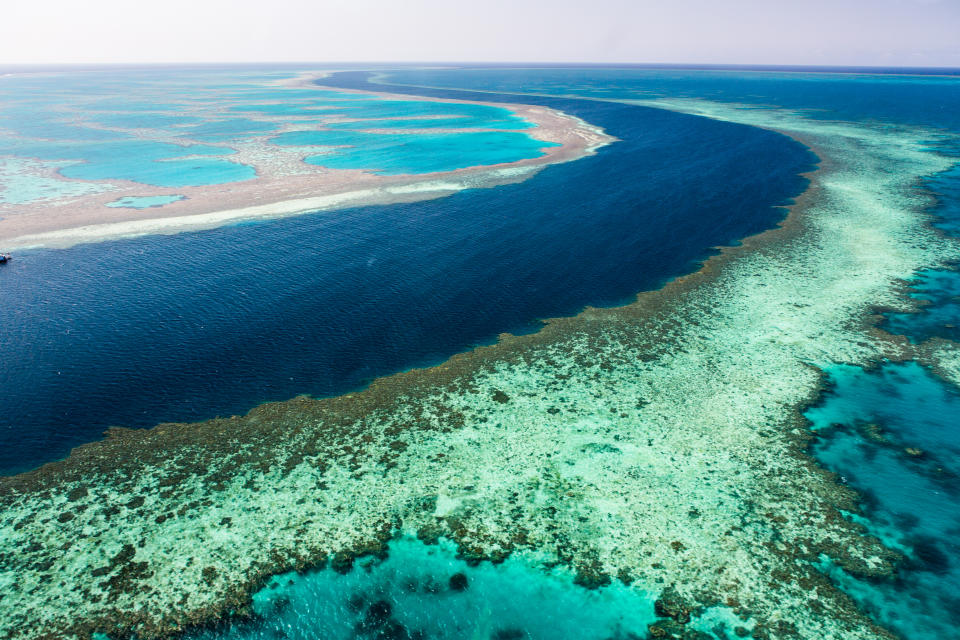 This is the great Barrier Reef.