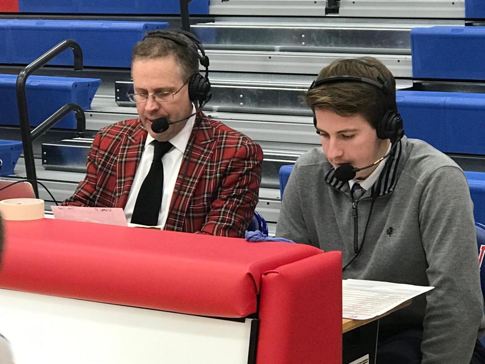 Rob Brown has been the voice of Roncalli High School since 2007. He's become an icon at the school.