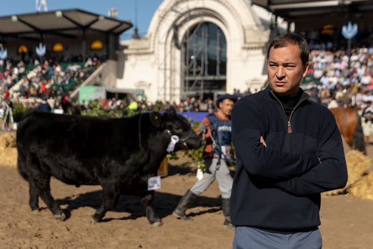 Javier Ezcurra, el jurado de Angus en la Exposición Rural de Palermo