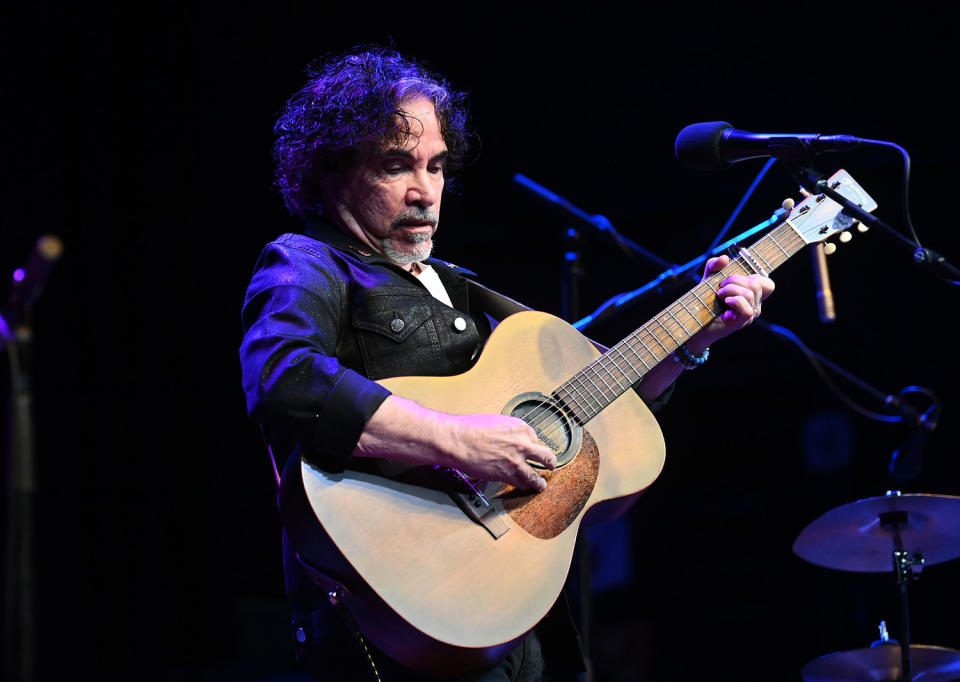 John Oates performs onstage during An Acoustic Evening of Songs and Stories at Buckhead Theatre. (Paras Griffin / Getty Images)