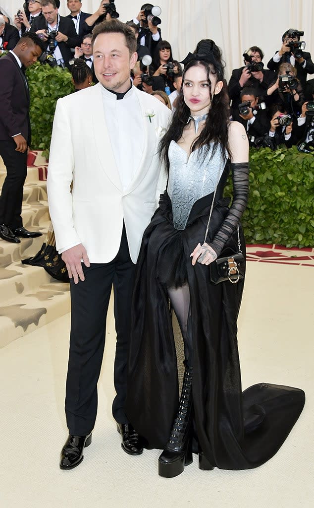 Elon Musk, Grimes, Met Gala 2018