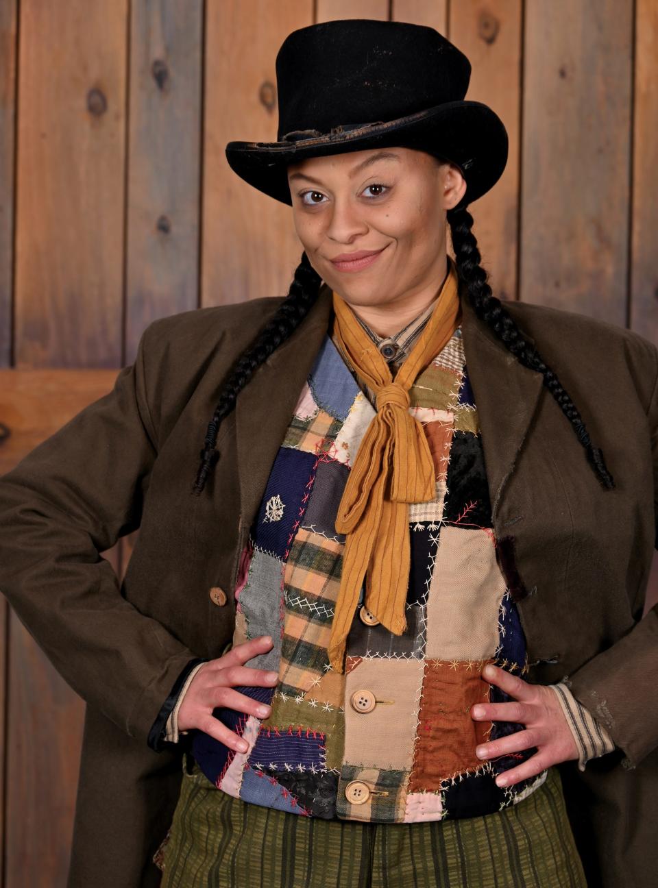 Mariah Warren plays The King in Lyric Theatre's production of "Big River: Theatre For Young Audiences Version." Performances are Feb. 16-March 11 at the Plaza Theatre.