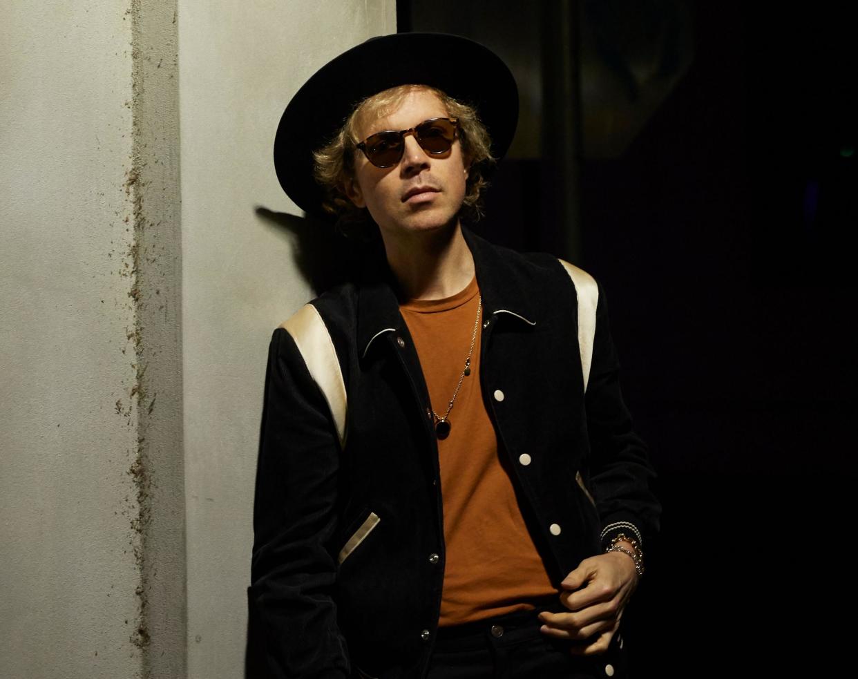 Beck: 'My original thought when I first met with Pharrell was I just wanted to make something that had a kind of joy to it, a happiness': Mikai Karl