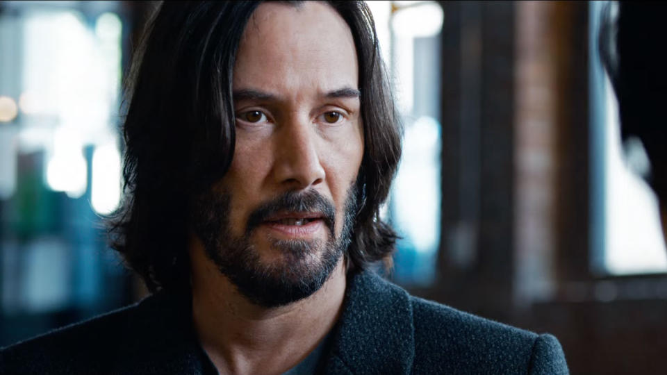 Keanu Reeves returns to the Matrix series as Neo, almost 20 years after the third film was released. Photo: Warner Bros.