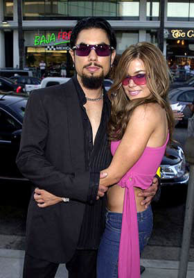 Dave Navarro and Carmen Electra at the Los Angeles premiere of Miramax's The Others