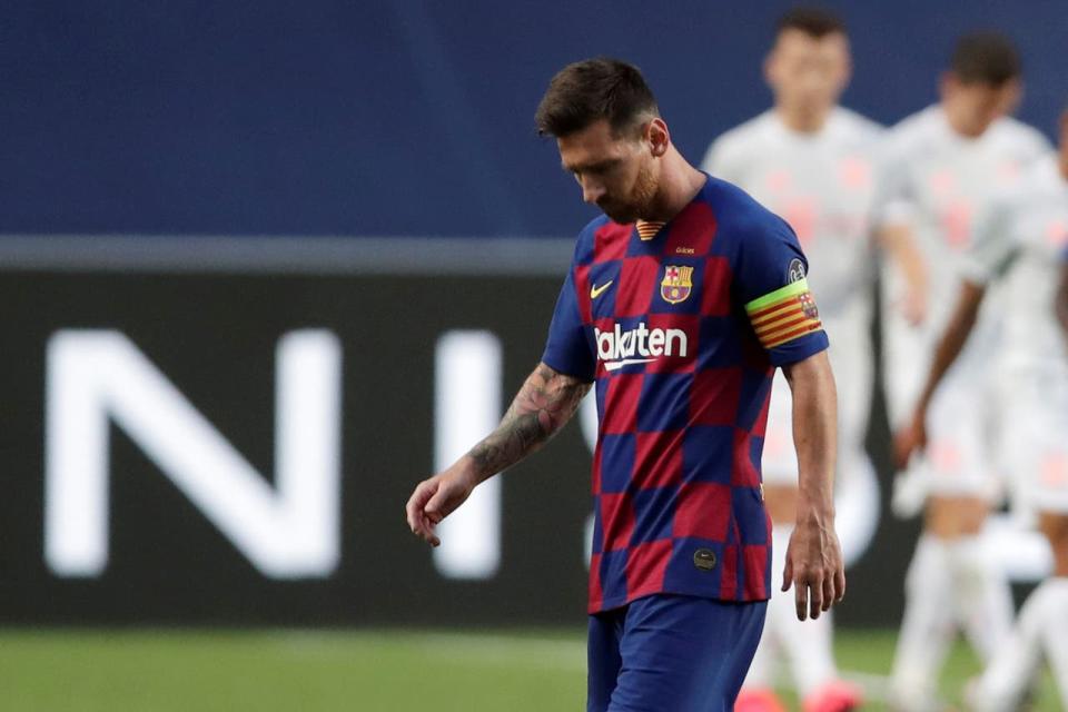 La última imagen en la Champions que Messi quiere dejar atrás: la eliminación por goleada ante Bayern Munich