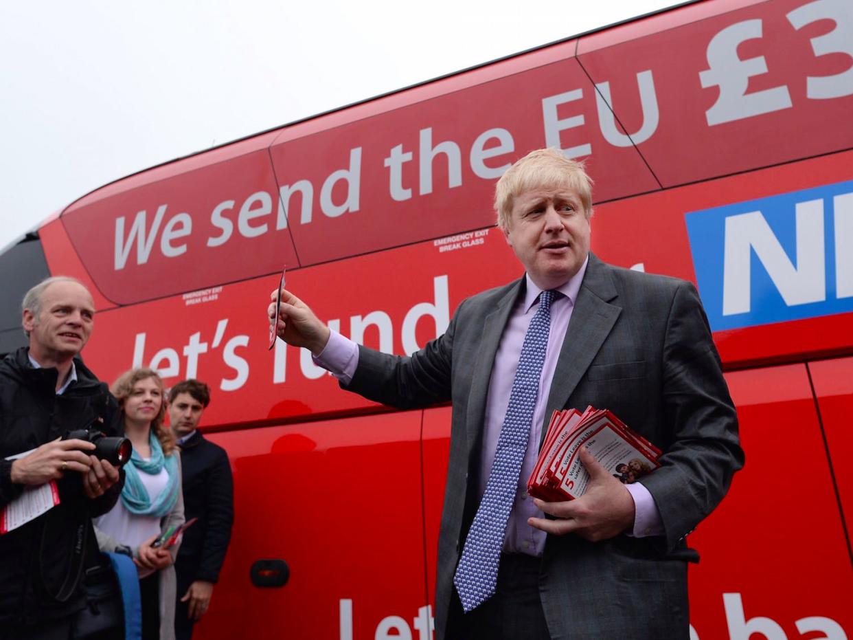 brexit bus nhs boris johnson