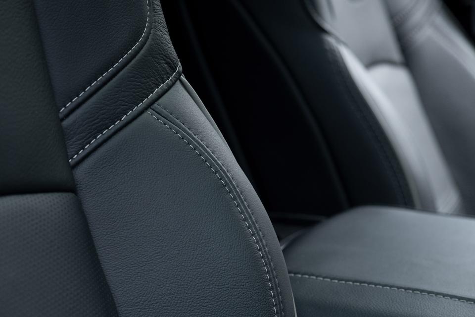 The 2023 Ram 2500 Heavy Duty Rebel detailed seat stitching.