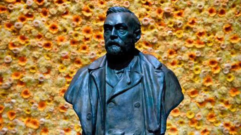 Busto del creador del premio, Alfred Nobel.