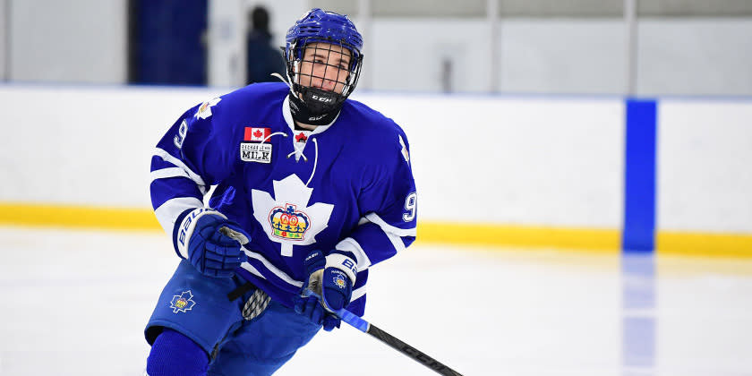 Multiple teams have reportedly placed Logan Mailloux on their ‘Do Not Draft’ list after he was charged for sharing a sexual image without consent. (Photo via neutralzone.net)