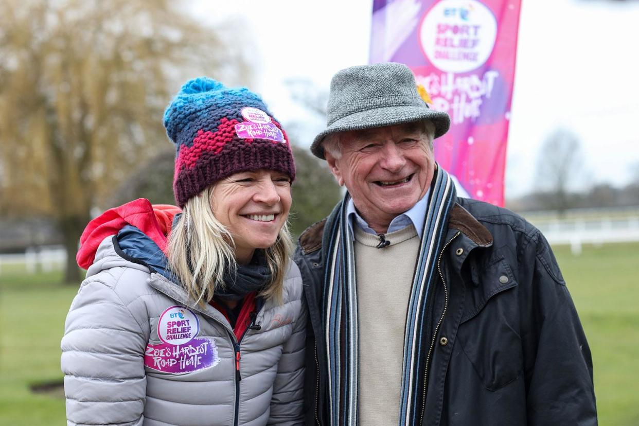 Presenter Zoe Ball took part in this year's Sport Relief activities: Sport Relief