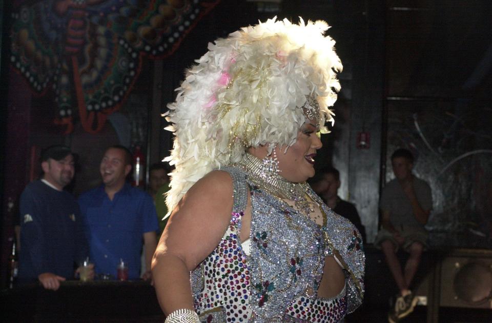 Tara Nicole Brooks performs at Ibiza in the early 2000s. Brooks has performed at drag shows in Wilmington for more than 30 years.