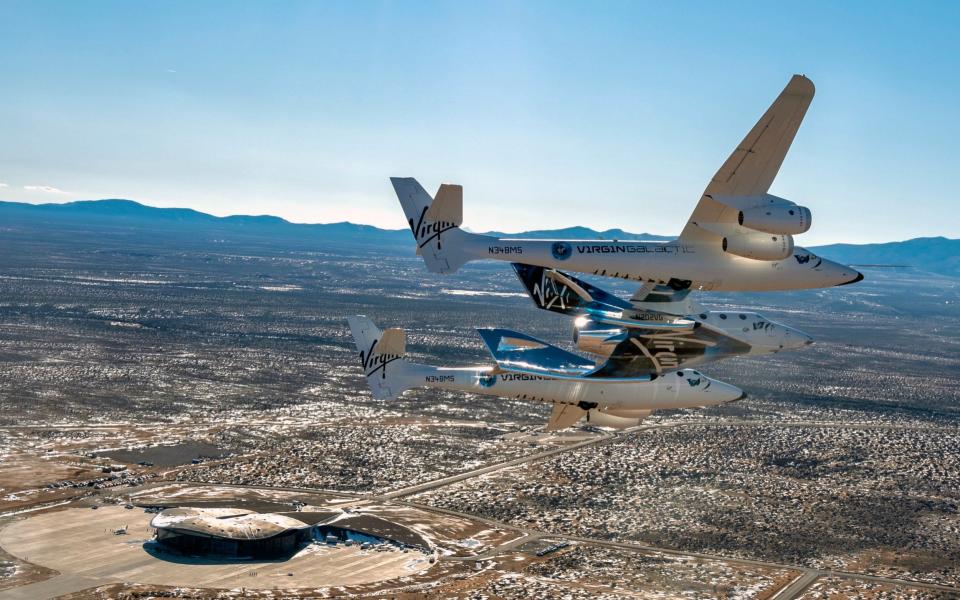 The VSS Unity is a passenger space plane to be used as part of the Virgin Galactic fleet  - Virgin Galactic
