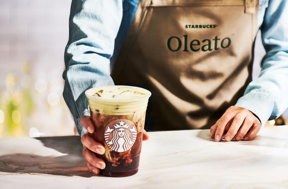 The Oleato beverages arrived in select American markets in March. (Starbucks)