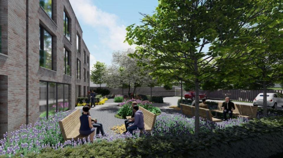 Reading Chronicle: A CGI of what amenity space could look like at the project for 23 apartments in Silver Street, Reading. Credit: Studio NQ