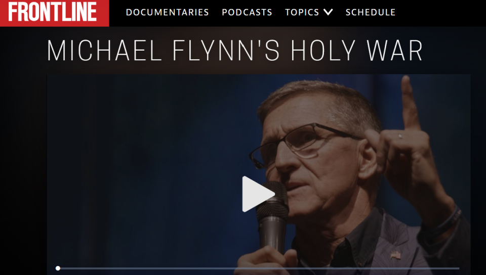 PBS 'Frontline' documentary highlights Michael Flynn's involvement in