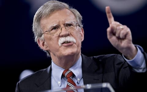 John Bolton has brought a hawkish bent to White House foreign policy - Credit: Blooberg