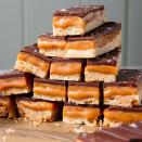 <p>We'll take these over-the-top layered shortbread bars over a pot of gold any day. </p><p>Get the <strong><a href="https://www.delish.com/cooking/a25781497/millionaire-shortbread-recipe/" rel="nofollow noopener" target="_blank" data-ylk="slk:Millionaire Shortbread recipe;elm:context_link;itc:0;sec:content-canvas" class="link ">Millionaire Shortbread recipe </a></strong>from Delish. </p>