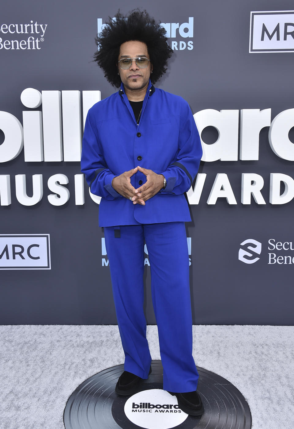 Maxwell arrives at the Billboard Music Awards on Sunday, May 15, 2022, at the MGM Grand Garden Arena in Las Vegas. (Photo by Jordan Strauss/Invision/AP)