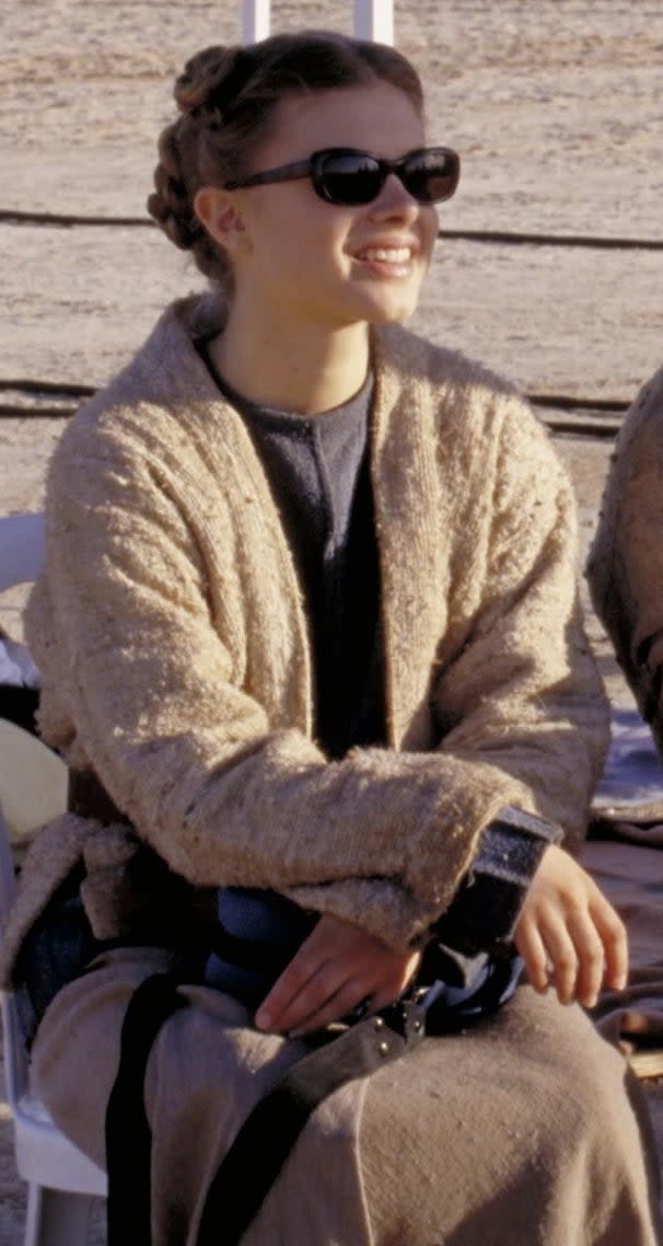 Bonnie Piesse on set for Star Wars: Episode II - Attack of the Clones