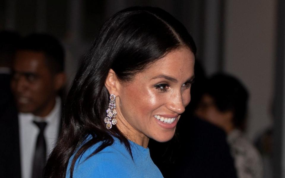 The Chopard earrings worn by the Duchess - REUTERS