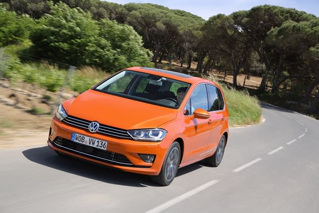 Cars like the Golf Sportsvan are selling like hotcakes all across Europe. Bright orange hotcakes.