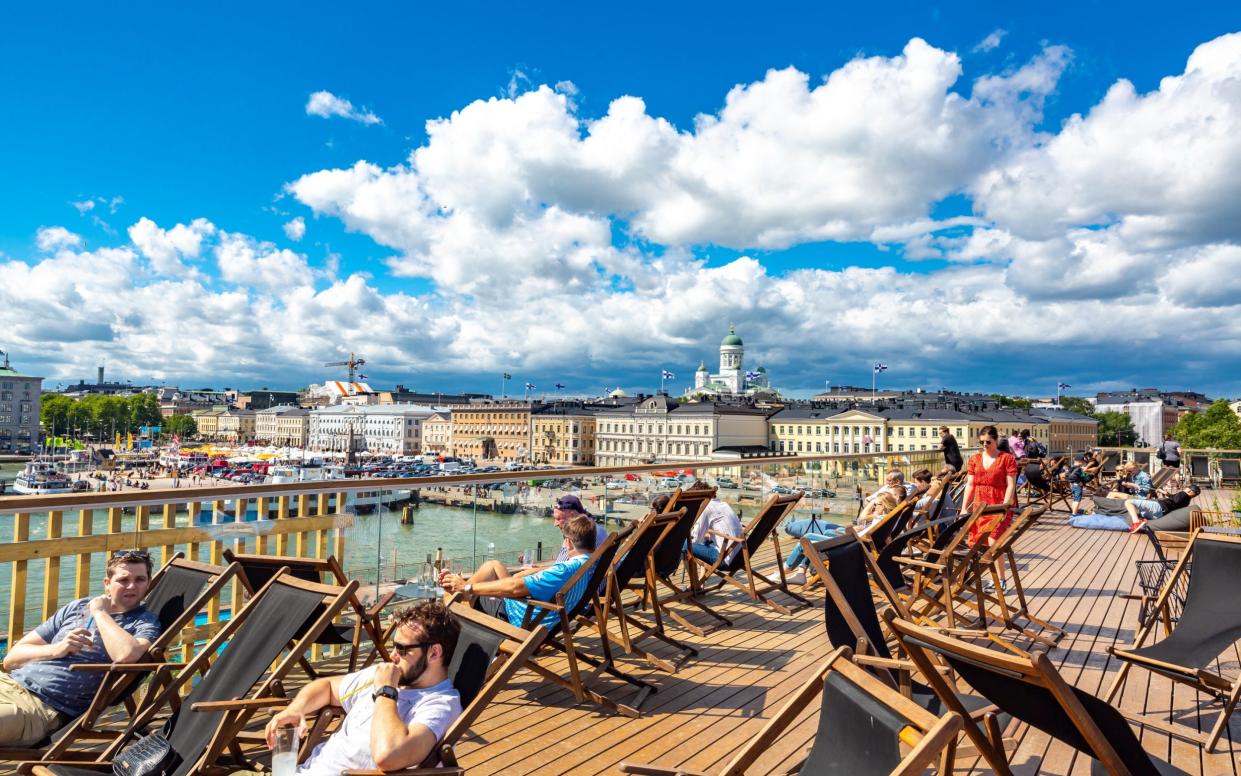 Allas Sea Pool in Helsinki city centre