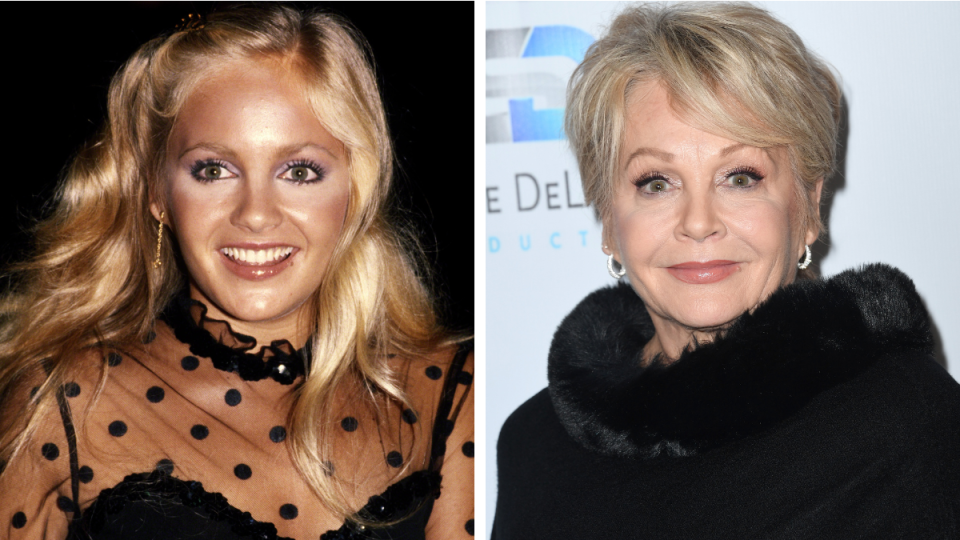 Charlene Tilton in 1979 and 2023