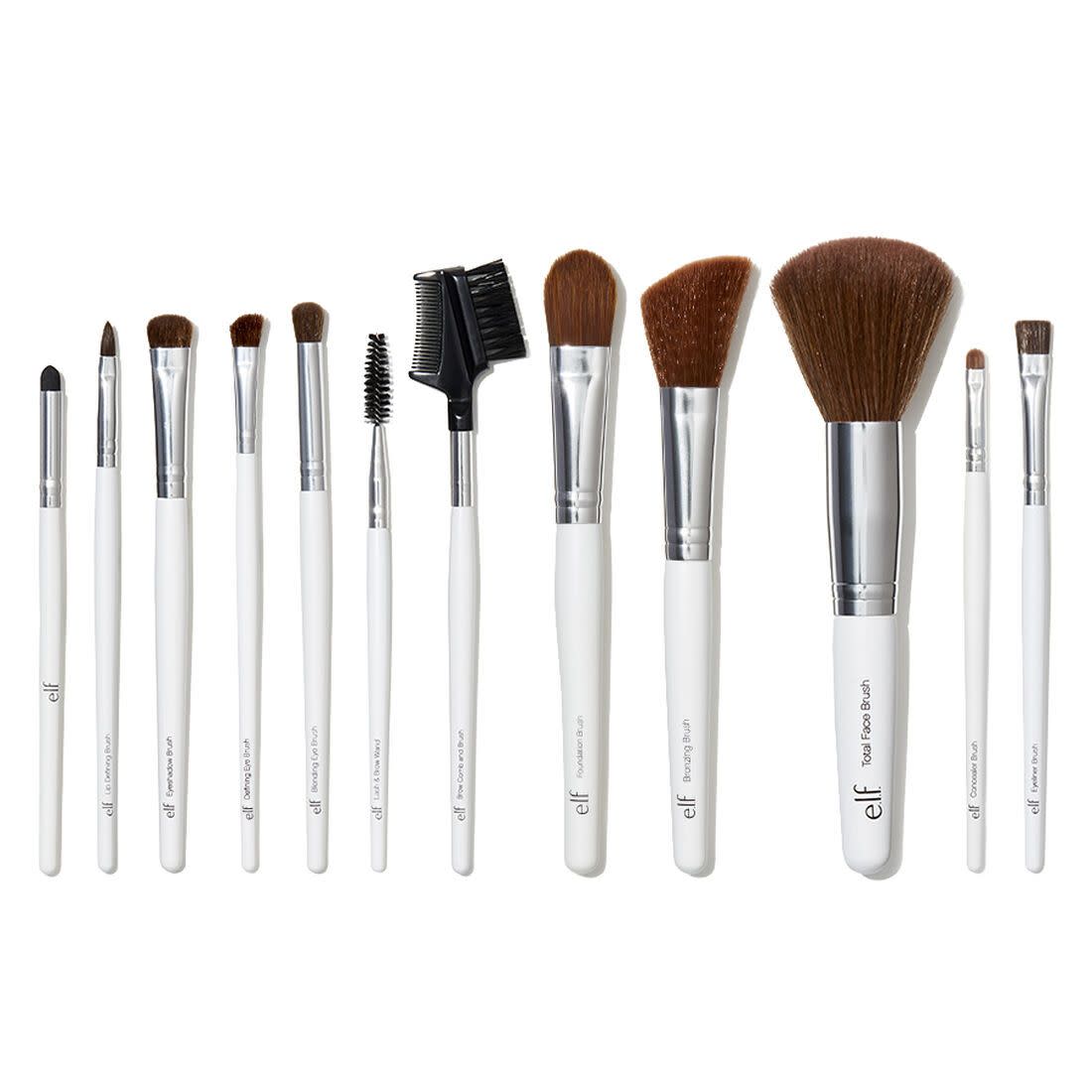 <p><a href="https://go.redirectingat.com?id=74968X1596630&url=https%3A%2F%2Fwww.elfcosmetics.com%2Fprofessional-set-of-12-brushes%2F1810.html&sref=https%3A%2F%2Fwww.harpersbazaar.com%2Fbeauty%2Fmakeup%2Fg4737%2Fholiday-makeup-brush-sets%2F" rel="nofollow noopener" target="_blank" data-ylk="slk:Shop Now;elm:context_link;itc:0;sec:content-canvas" class="link rapid-noclick-resp">Shop Now</a></p><p>Professional Brush Set </p><p>$12.00</p><span class="copyright">e.l.f. Cosmetics - Hearst Owned</span>