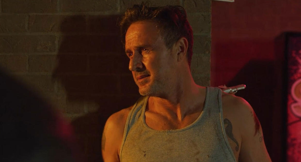 David Arquette in 12 Hour Shift. FrightFest Presents and Signature Entertainment present 12 Hour Shift on Digital Platforms 25th January. (Signature)