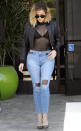 <p>Khloe Kardashian was spotted leaving a studio in Los Angeles. Khloe was wearing a black bra and a black leather jacket. </p><p> Pictured: Khloe Kardashian <b>Ref: SPL1484775 260417 </b><br> Picture by: Jaxson / Splash News<br> </p><p> <b>Splash News and Pictures</b><br> Los Angeles: 310-821-2666<br> New York: 212-619-2666<br> London: 870-934-2666<br> photodesk@splashnews.com<br> </p>