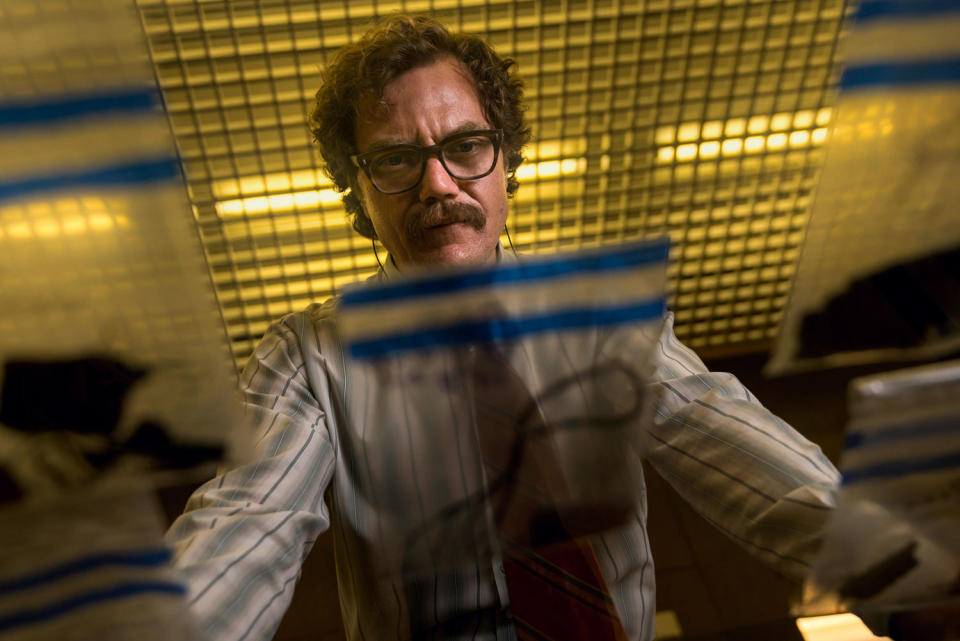 Michael Shannon in <i>The Little Drummer Girl</i>. Shannon was nominated for Best Supporting Actor in <i>Revolutionary Road</i> and <i>Nocturnal Animals</i> (BBC)