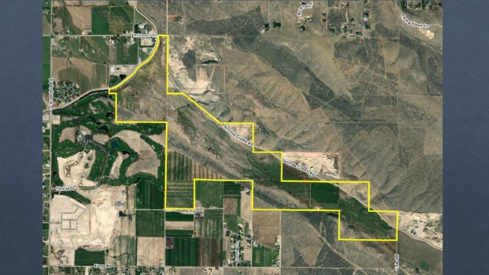 The Spring Rock community could include 2,775 homes and 362,000 square feet of office and commercial space. Developers estimate it will take about 20 years to complete.