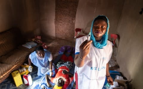 The Marie Stopes clinics are effective and popular but distances in Ghana are huge and only a minority of women can reach them - Credit: Simon Townsley/The Telegraph