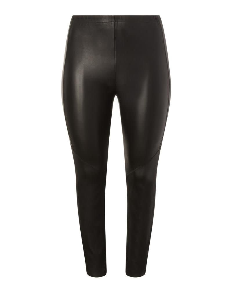 3) Zero Cropped Leather Leggings