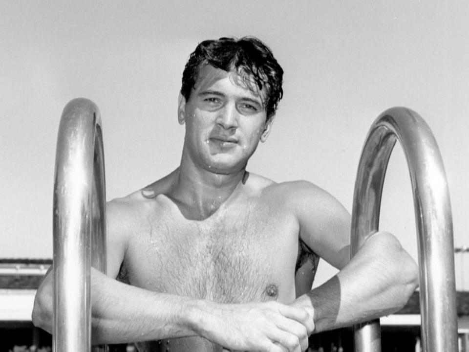 Actor Rock Hudson, subject of the new documentary, 